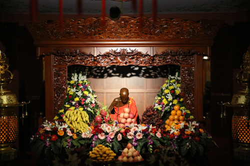 戒全长老肉身宝殿奠基缘起_寺院公告_秦皇岛法云寺